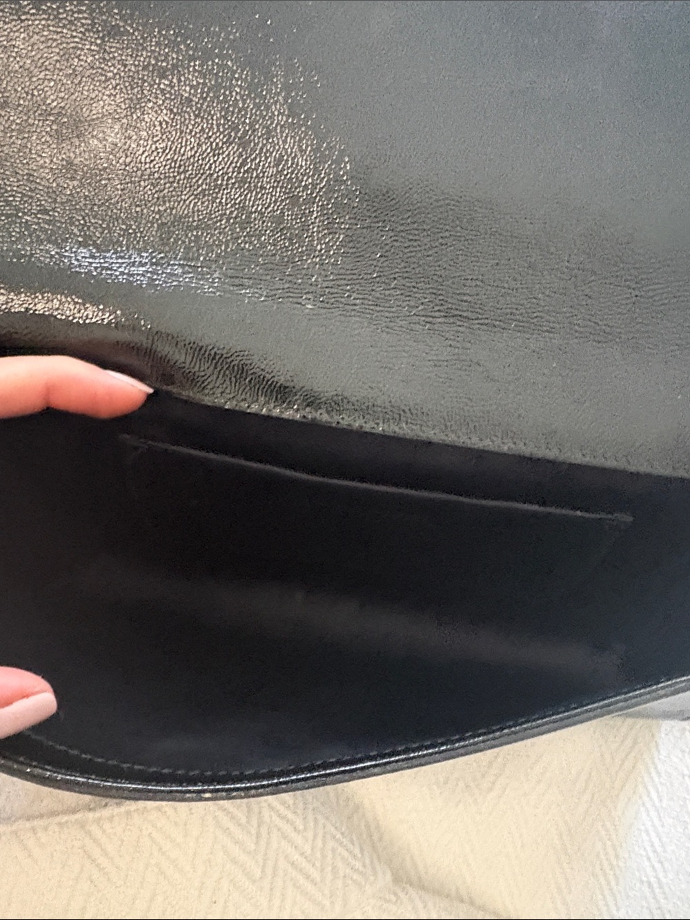 Yves Saint Laurent Black Clutch - Picture 5 of 6